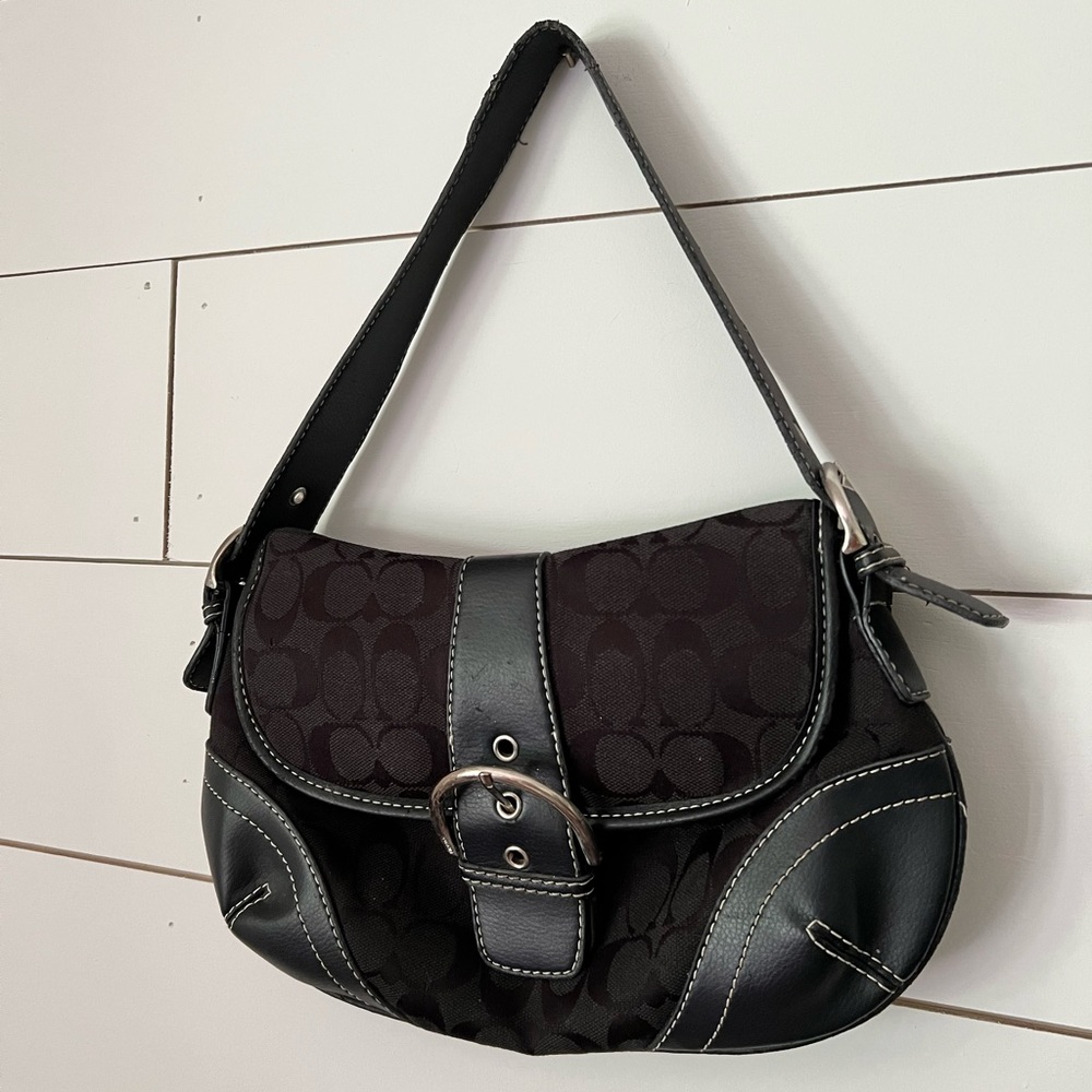Black Coach Purse with Authenticity ID